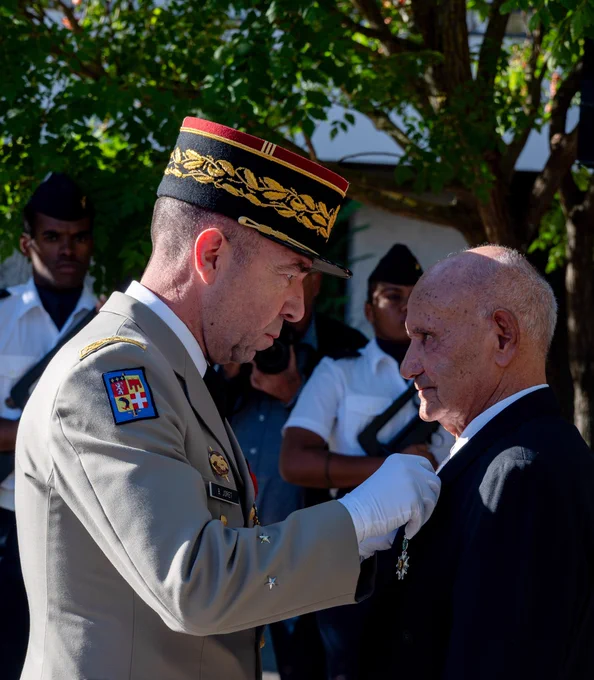 Remise de médailles
